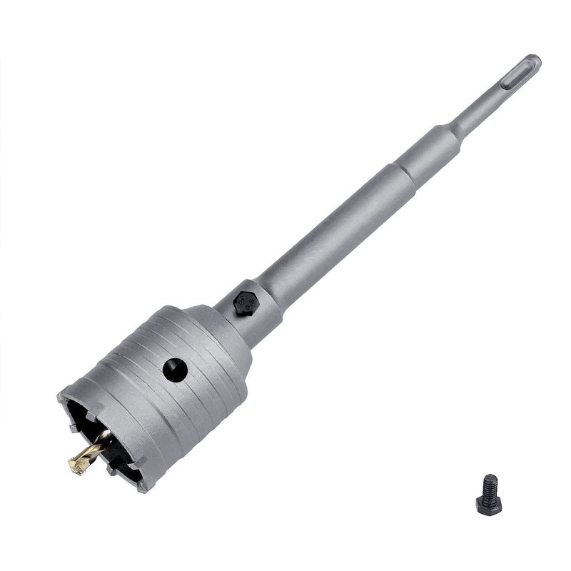 GUICGOC 30mm (1-3/16 inch) Concrete Hole Saw with 220mm SDS Plus Connecting Rod, Tungsten Carbide Teeth (7.7mm x 4mm) Cement Hole Saw for Concrete Cement Brick Wall Stone 30mm (1-3/16 inch) - Image 1